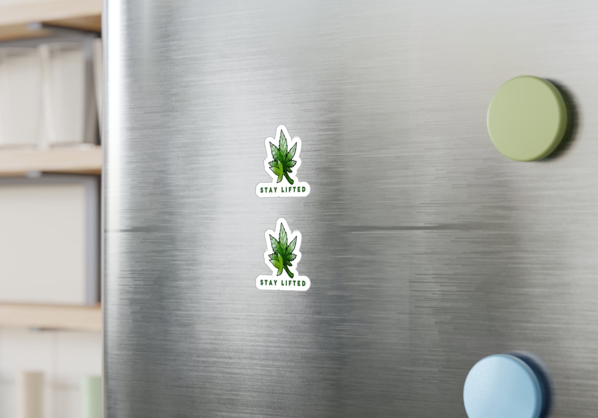 "Stay Lifted Leaf" Stickers - High Roller Games Inc