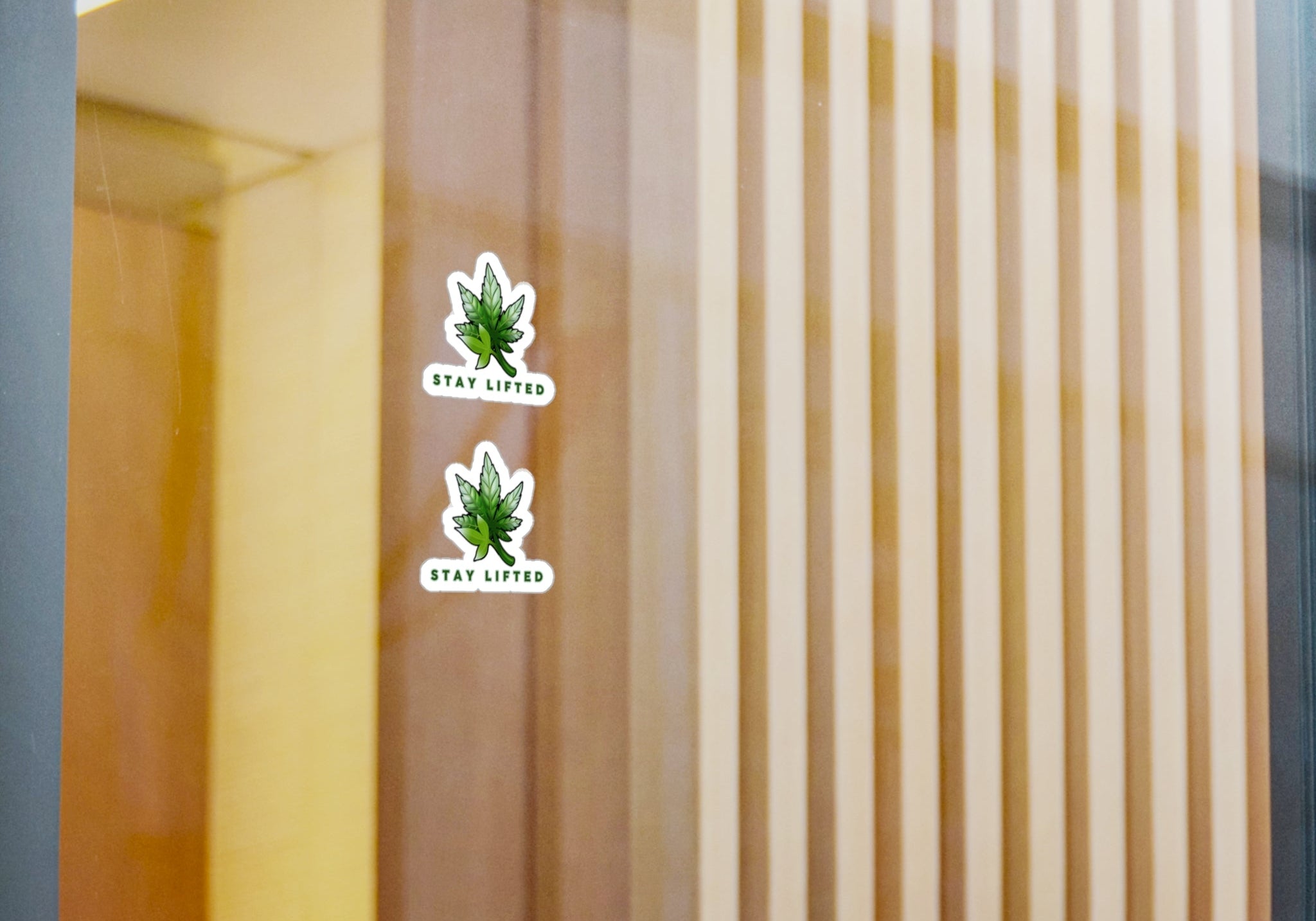 "Stay Lifted Leaf" Stickers - High Roller Games Inc