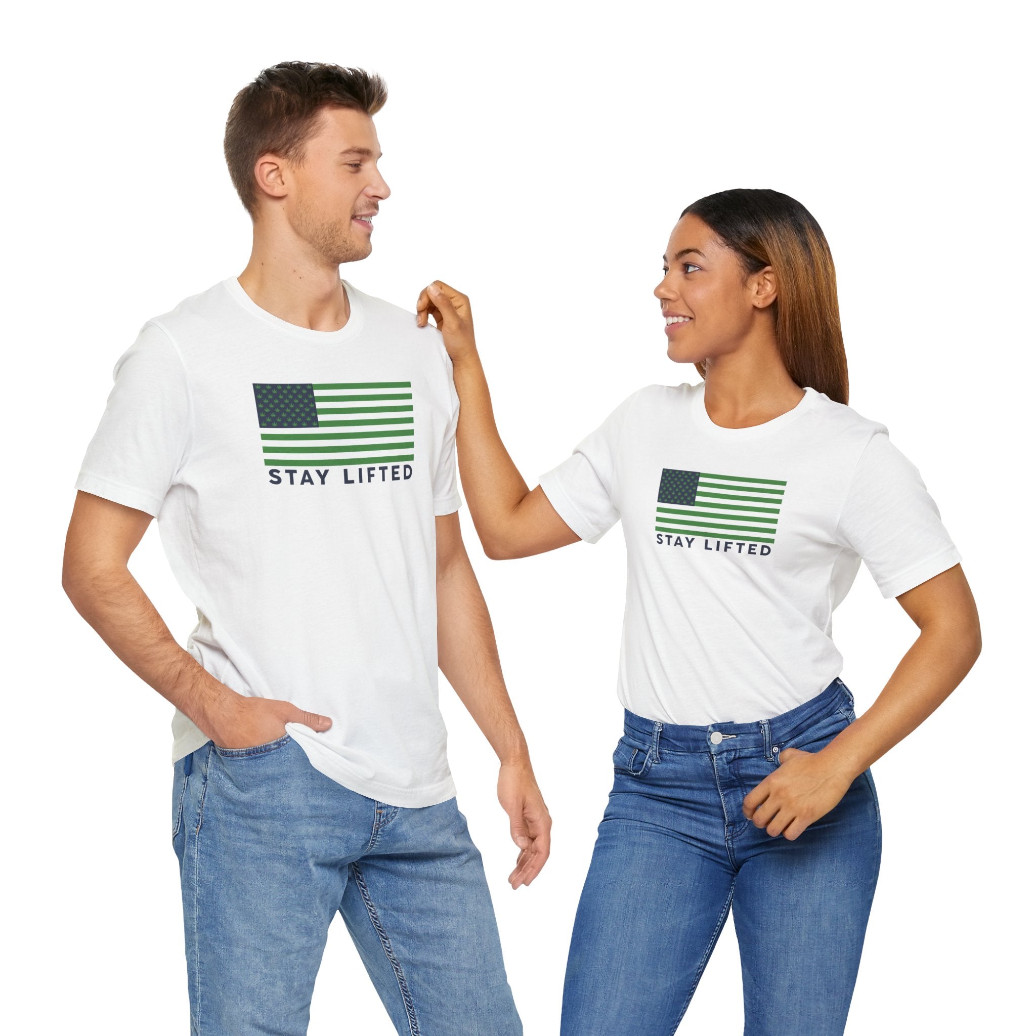 "Stay Lifted USA" Short Sleeve Tee - High Roller Games Inc
