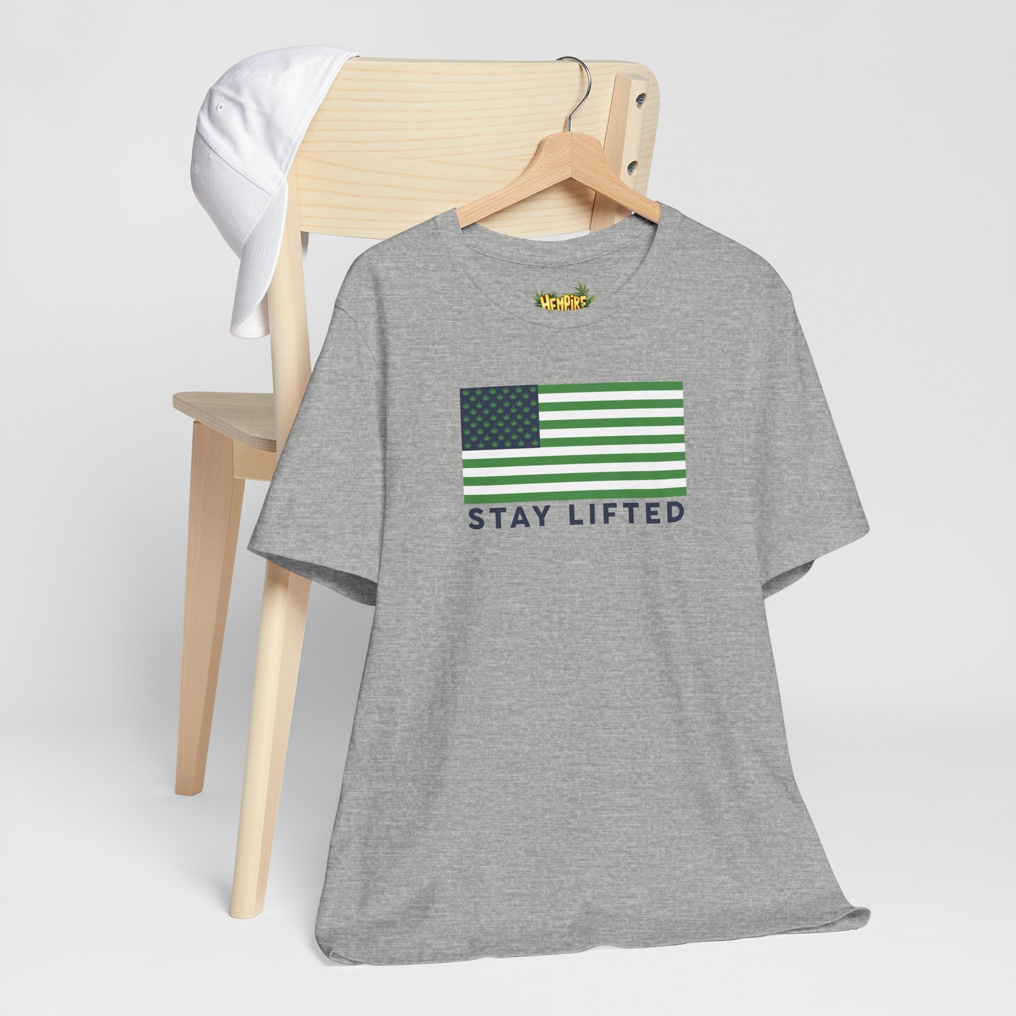 "Stay Lifted USA" Short Sleeve Tee - High Roller Games Inc