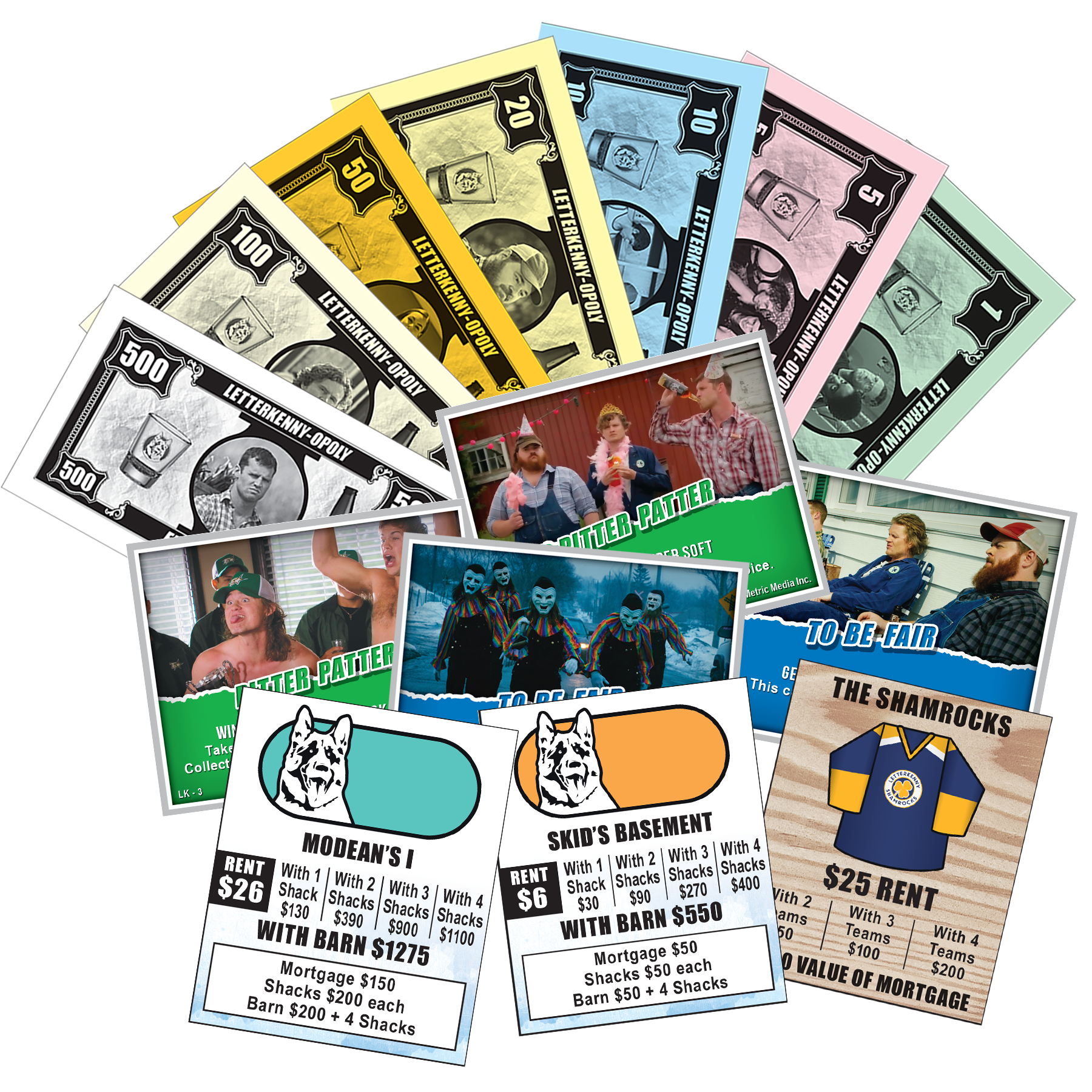 Letterkenny Opoly: Figure It Out Edition