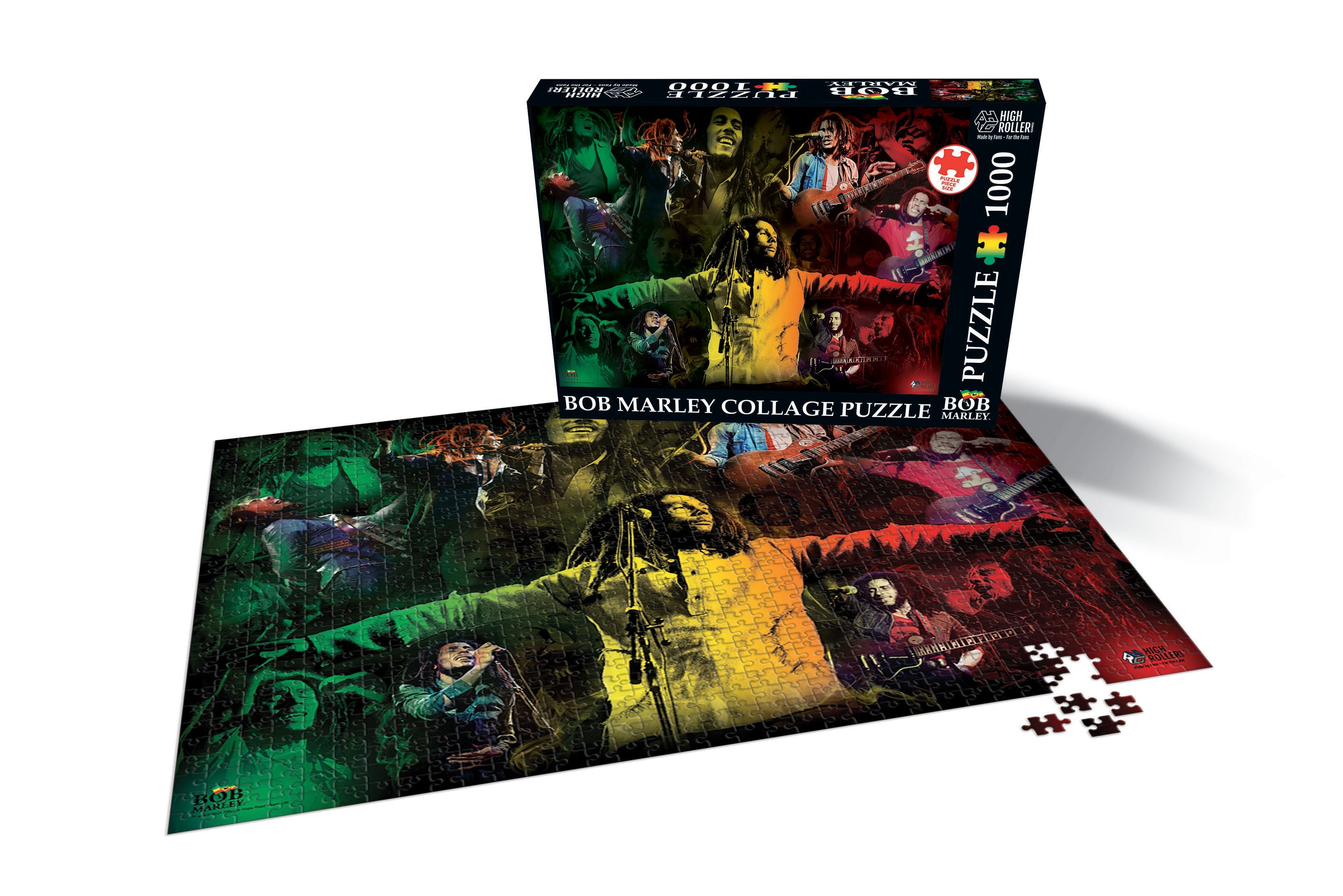 Bob Marley Collage Puzzle for Reggae Fans – 1000 Piece Puzzle