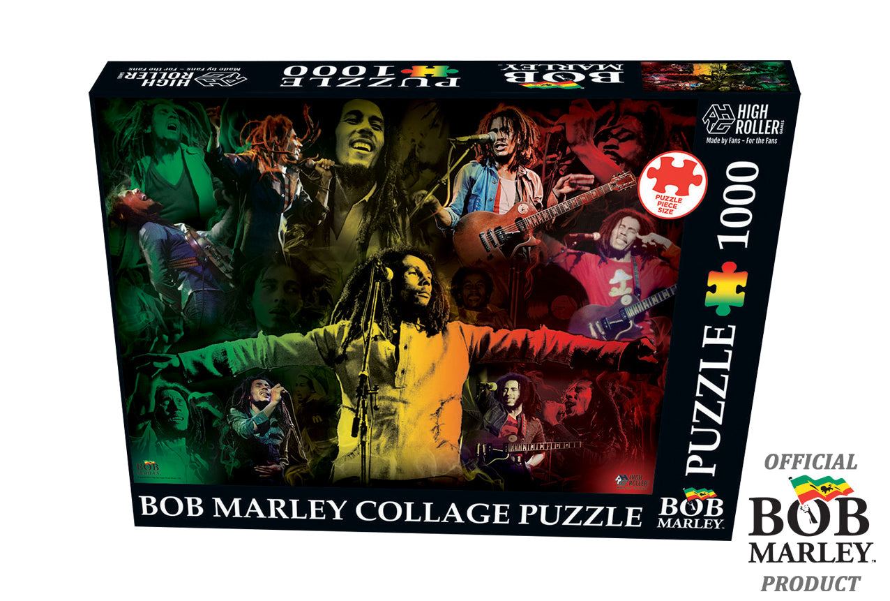 New! Bob Marley Collage Puzzle