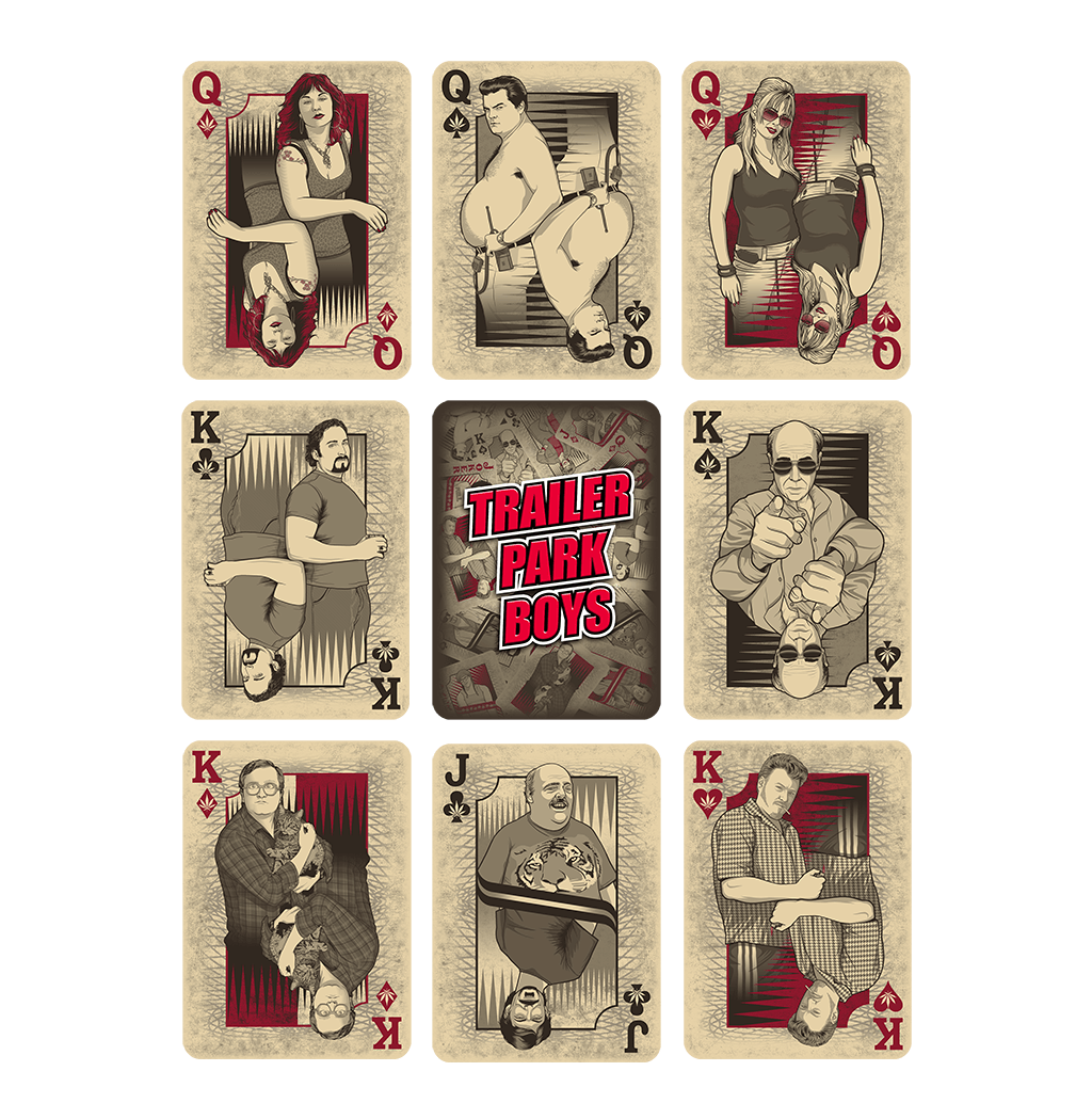Trailer Park Boys Playing Cards